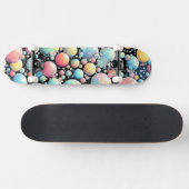 Bubbles Pop Art Persoonlijk Skateboard (Horizontaal)