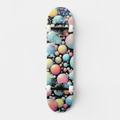 Bubbles Pop Art Persoonlijk Skateboard (Voorkant)