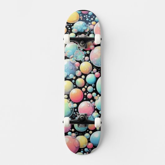 Bubbles Pop Art Persoonlijk Skateboard (Voorkant)