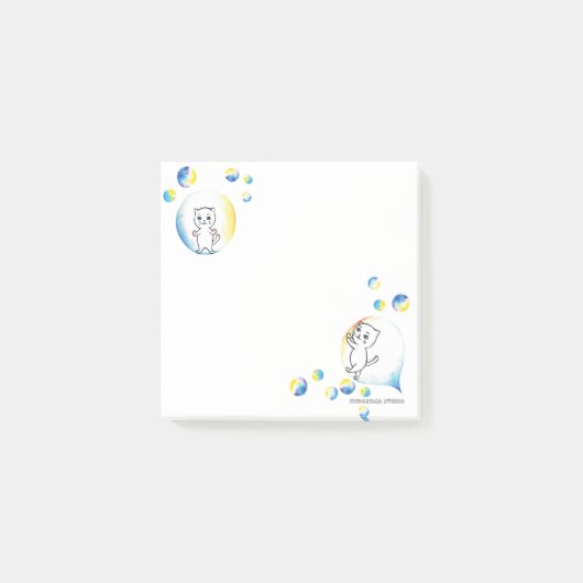 Bubbles Post-it® Notes (Voorkant)