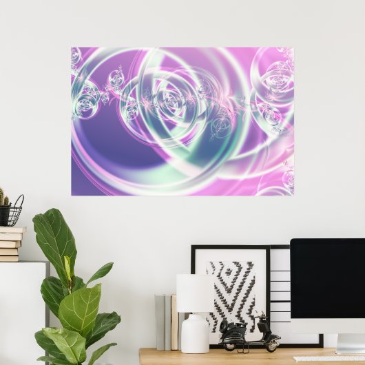 Bubbles Poster (Thuiskantoor)