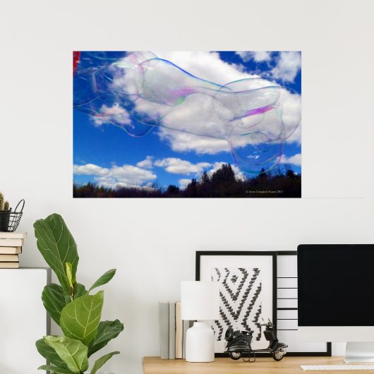 Bubbles Poster (Thuiskantoor)