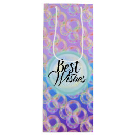 Bubbles Regenboogwijn Best Wish Birthday Party Wijn Cadeautas