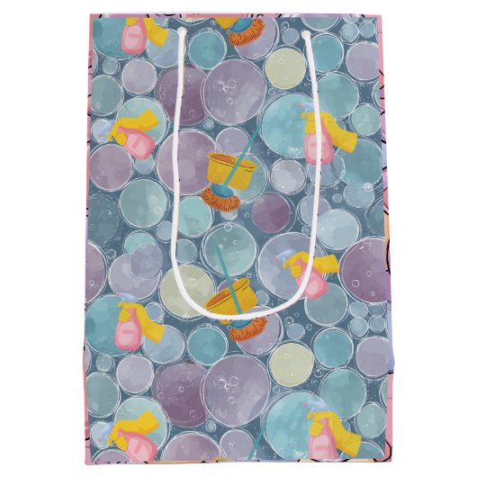 Bubbles reinigen medium cadeauzakje (Achterkant)