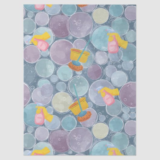 Bubbles reinigen tissuepapier (Voorkant)