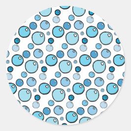 Bubbles Ronde Sticker