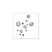 Bubbles Rubberstempel (Afrduk)