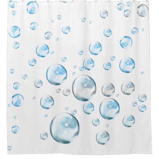 Bubbles Showgordijn Douchegordijn (Voorkant)