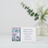 Bubbles - Sjabloonwerkkaart voor auto's Visitekaartje (Staand voorkant)