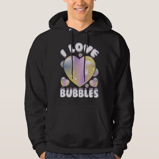 Bubbles Summer Fun  For Girls Toddlers and Kids Hoodie (Voorkant)