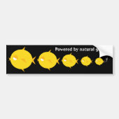 Bubbles the BlowFish_Powered by natural gas Bumpersticker (Voorkant)