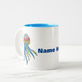 Bubbles Tweekleurige Koffiemok (Voorkant links)