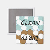 Bubbles Vaatwasser status Magneet (Voorkant / Achterkant)