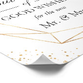 Bubbles van goede wil - Blush Pink Floral Poster (Hoek)