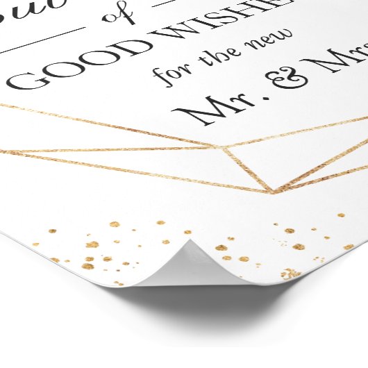 Bubbles van goede wil - Blush Pink Floral Poster (Hoek)