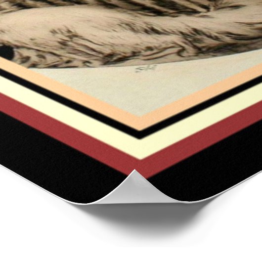 "Bubbles" van Louis Icart 13 x 19 Art Deco-Poster Poster (Hoek)