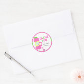 Bubbles Verjaardagsfeestje Sticker (Envelop)