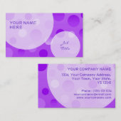 bubbles voor sjablonen voor grafische creditcards visitekaartje (Voorkant / Achterkant)