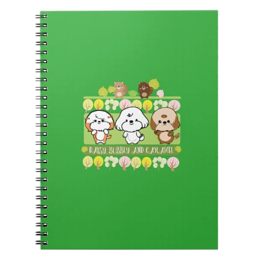 Bubble's vriend Daisy en karamel Notitieboek (Voorkant)