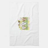 Bubble's vriend Daisy en karamel Theedoek (Verticaal)
