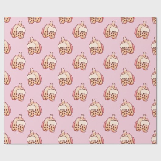 bubbletea cadeaupapier (Vlak)