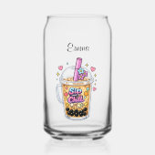Bubblethee elegant fantastische esthetiek maatwerk blikvorm glas (Voorkant)