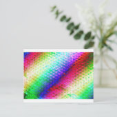 Bubblewrap psychadelia briefkaart (Staand voorkant)