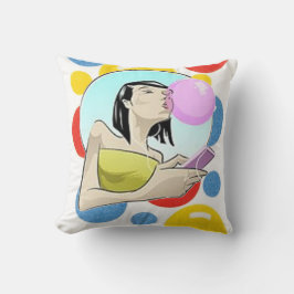Bubblicious 2 sided Pillow Kussen