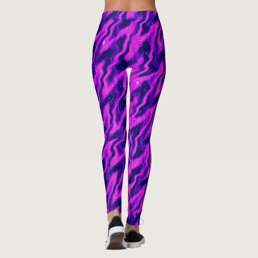 Bubblin' Waves.. Leggings (Achterkant)