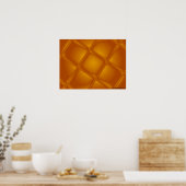 Bubbling Amber Poster (Keuken)