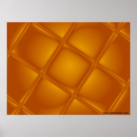 Bubbling Amber Poster (Voorkant)