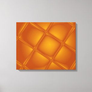Bubbling Amber verpakt Canvas Afdruk