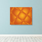 Bubbling Amber verpakt Canvas Afdruk (Insitu (Houten vloer))