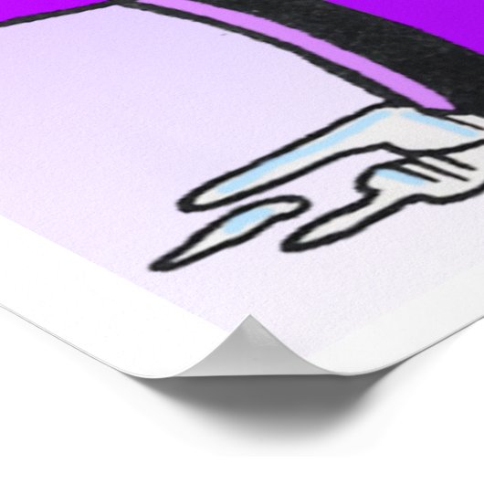 Bubbling Bunny Bathroom Poster (Hoek)