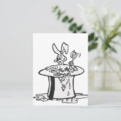 Bubbling Bunny Coloring Bord Briefkaart (Staand voorkant)