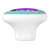 Bubbling Bunny  keramische romp Knop (Zijkant)