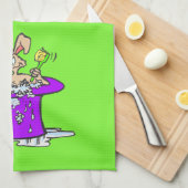 Bubbling Bunny Kitchen Towel  Theedoek (Quarter Fold)