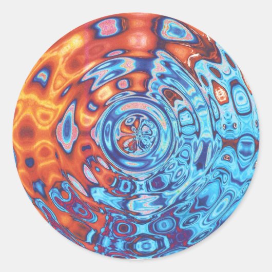 Bubbling Fire Eyes - sticker (Voorkant)