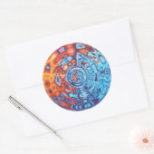 Bubbling Fire Eyes - sticker (Envelop)