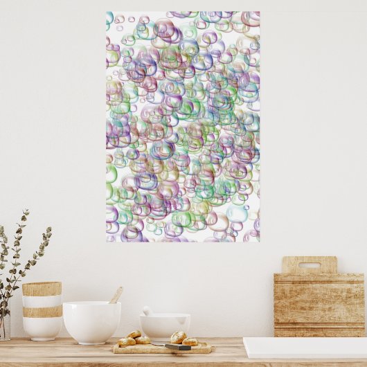 BUBBLING FUN POSTER (Keuken)