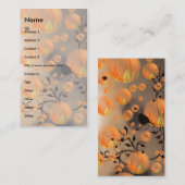 Bubbling Love. Visitekaartje (Voorkant / Achterkant)