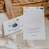 Bubbling Over With Gratitude Halloween Baby Shower Bedankkaart