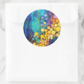Bubbling Spectrum Ronde Sticker (Tas)