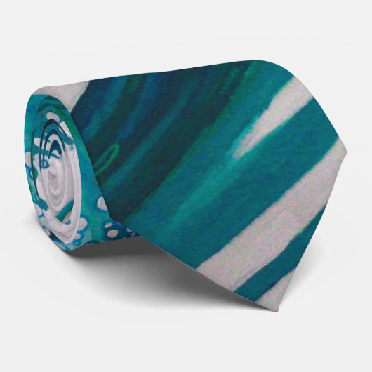 Bubbling Surf Surfer Ocean Wave stropdas door Juul (Opgerold)