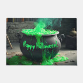 Bubbling Witch's Cauldron Halloween Deurmat (Voorkant)