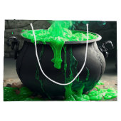 Bubbling Witch's Cauldron Halloween Groot Cadeauzakje (Achterkant)