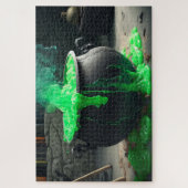 Bubbling Witch's Cauldron Halloween Legpuzzel (Verticaal)