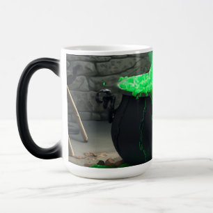 Bubbling Witch's Cauldron Halloween Magische Mok