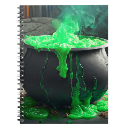 Bubbling Witch's Cauldron Halloween Notitieboek