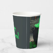 Bubbling Witch's Cauldron Halloween Papieren Bekers (Rechts)